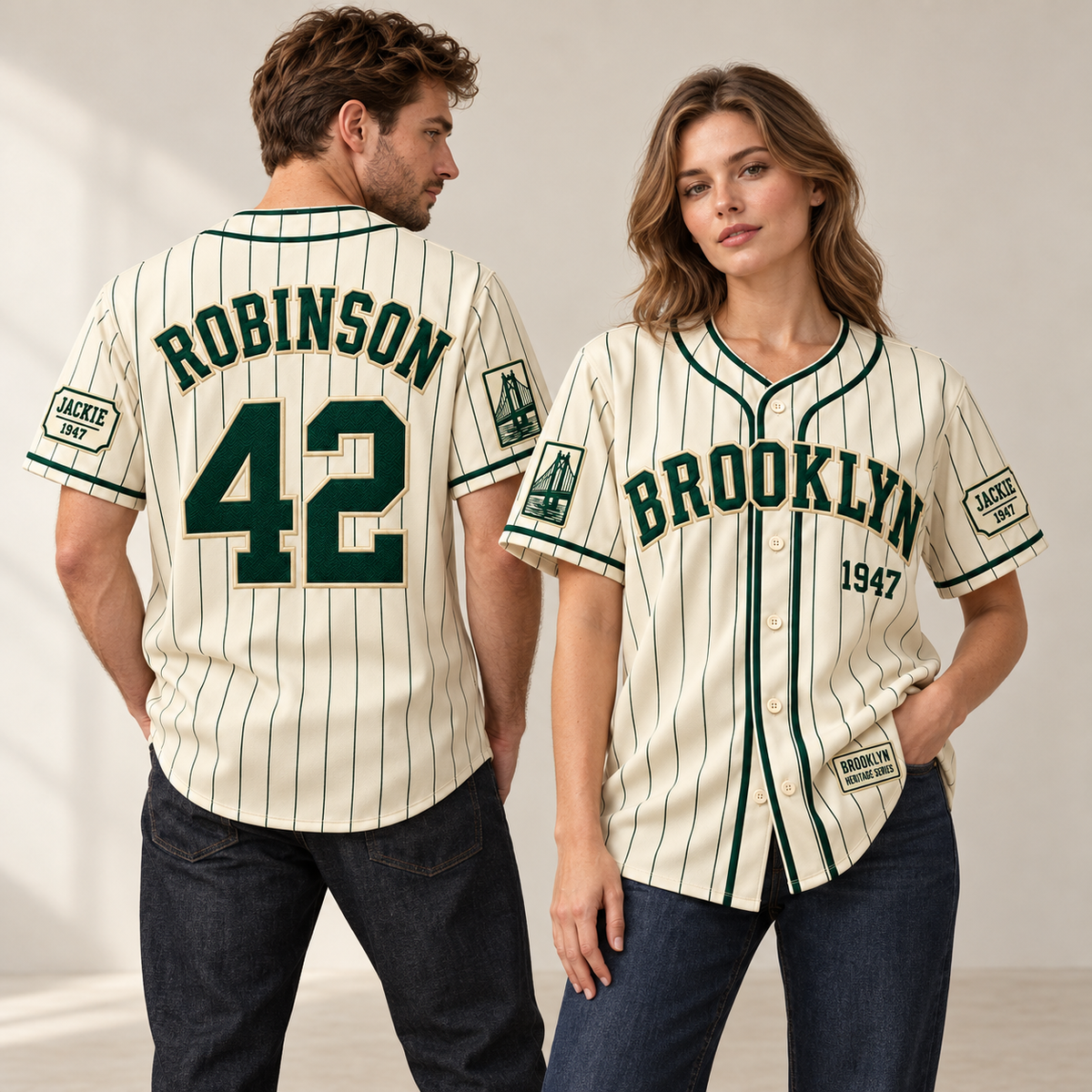 Brooklyn 42 Clubhouse Baseball Jersey - All Stitched