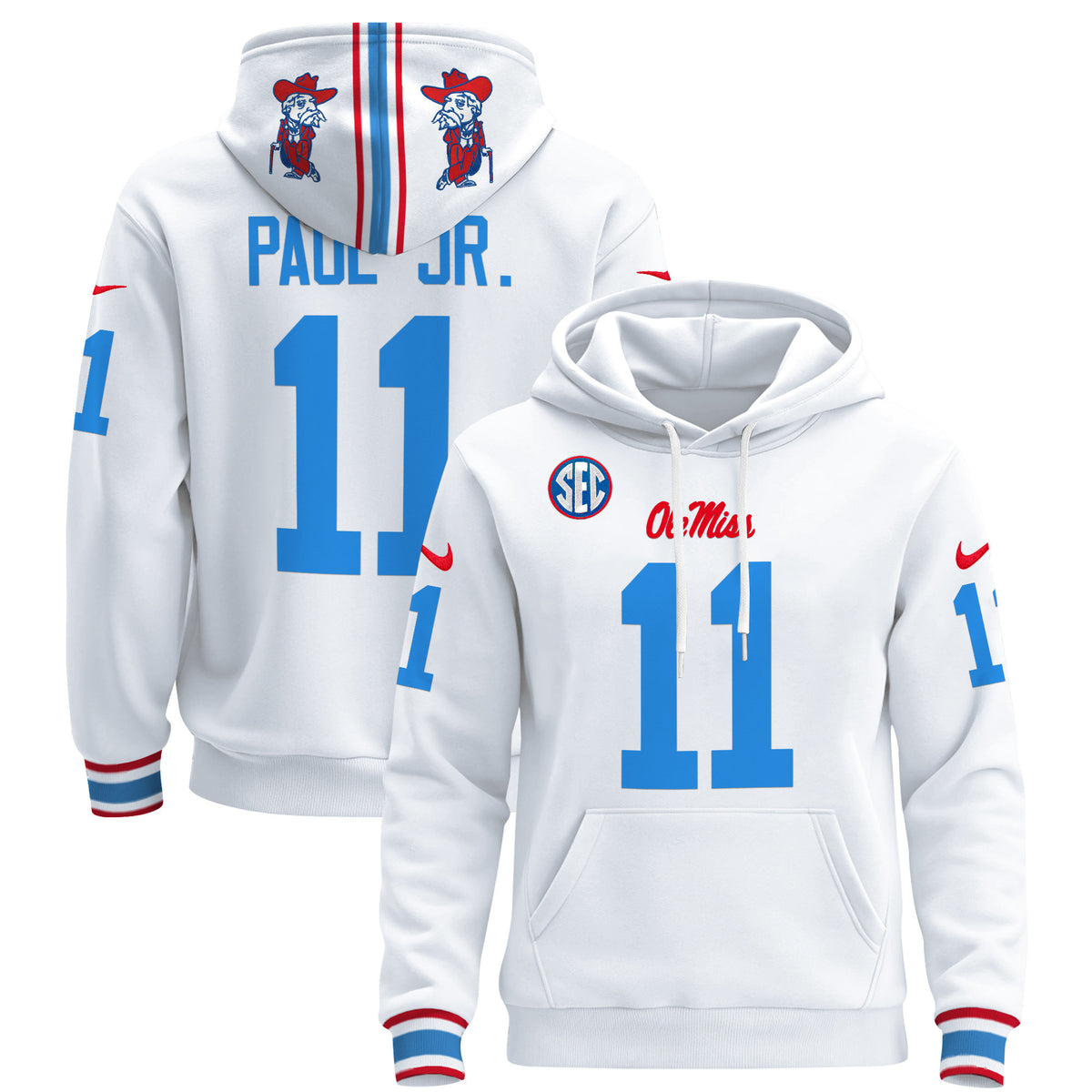 Men's Ole Miss Rebels 2026 Pullover Hoodie - All Stitched