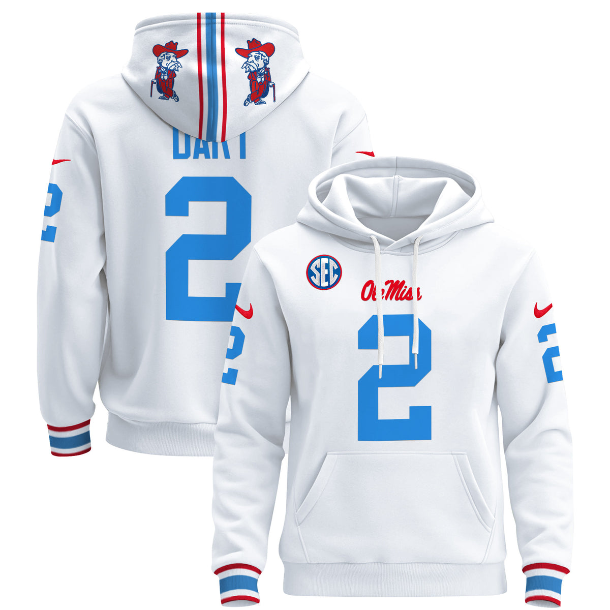 Men's Ole Miss Rebels 2026 Pullover Hoodie - All Stitched