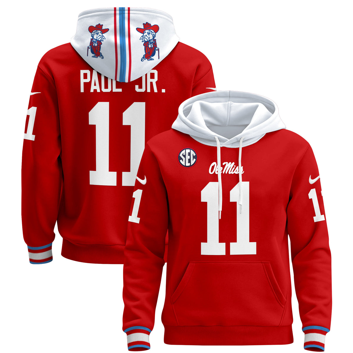 Men's Ole Miss Rebels 2026 Pullover Hoodie - All Stitched