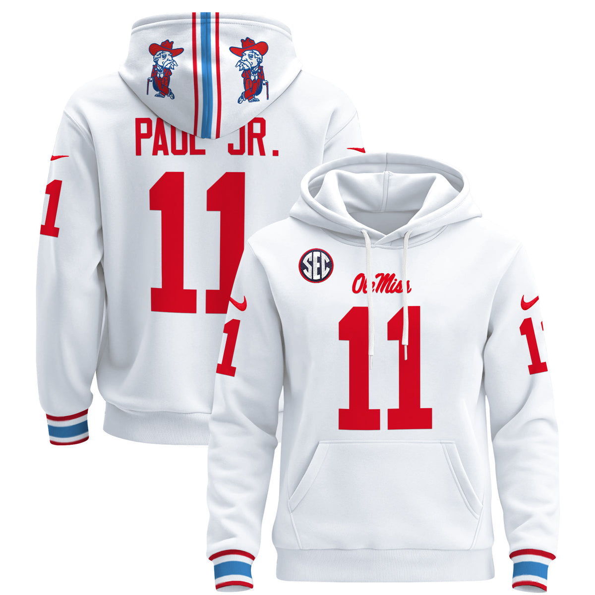 Men's Ole Miss Rebels 2026 Pullover Hoodie - All Stitched
