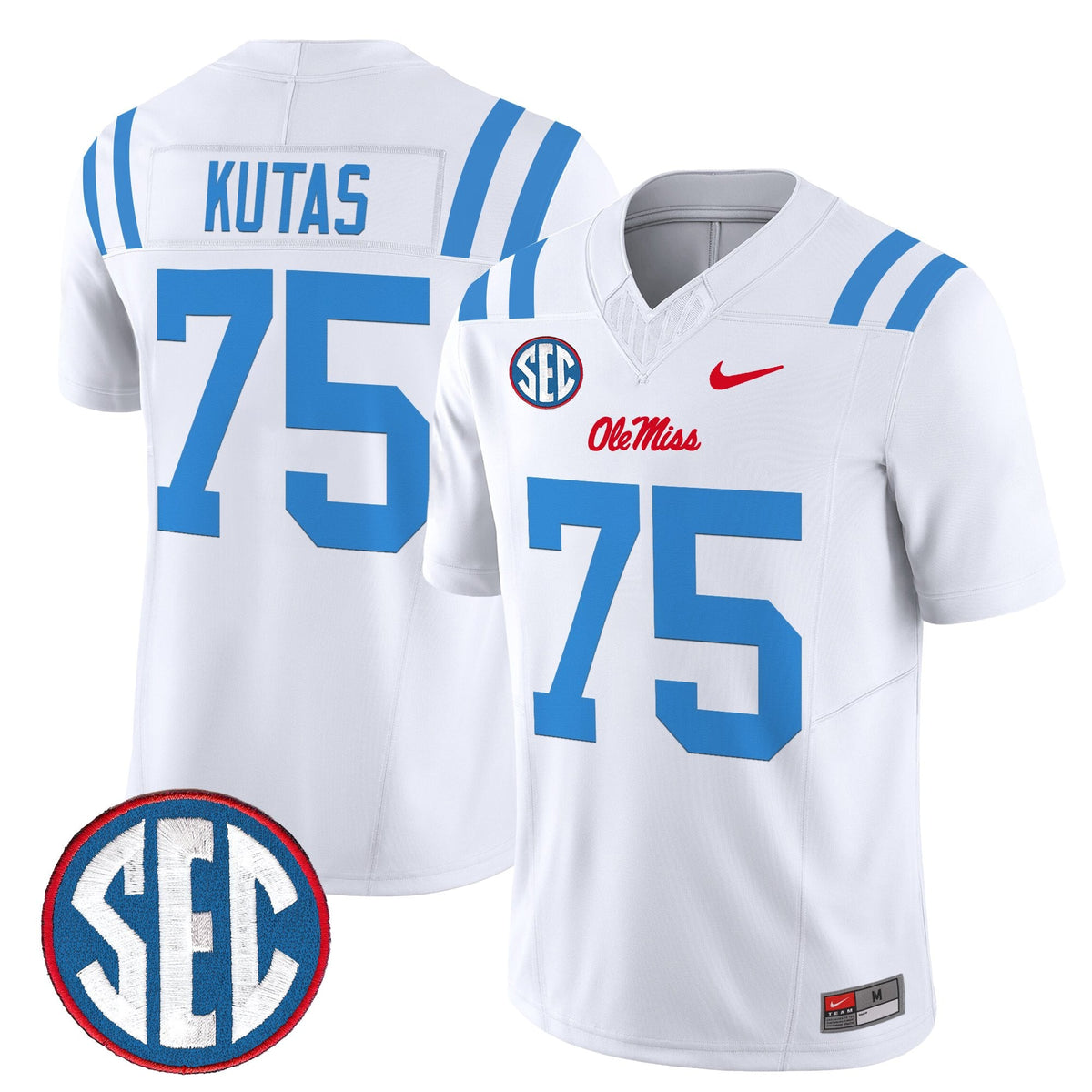 Men's Ole Miss Rebels 2026 Vapor Limited Jersey - All Stitched