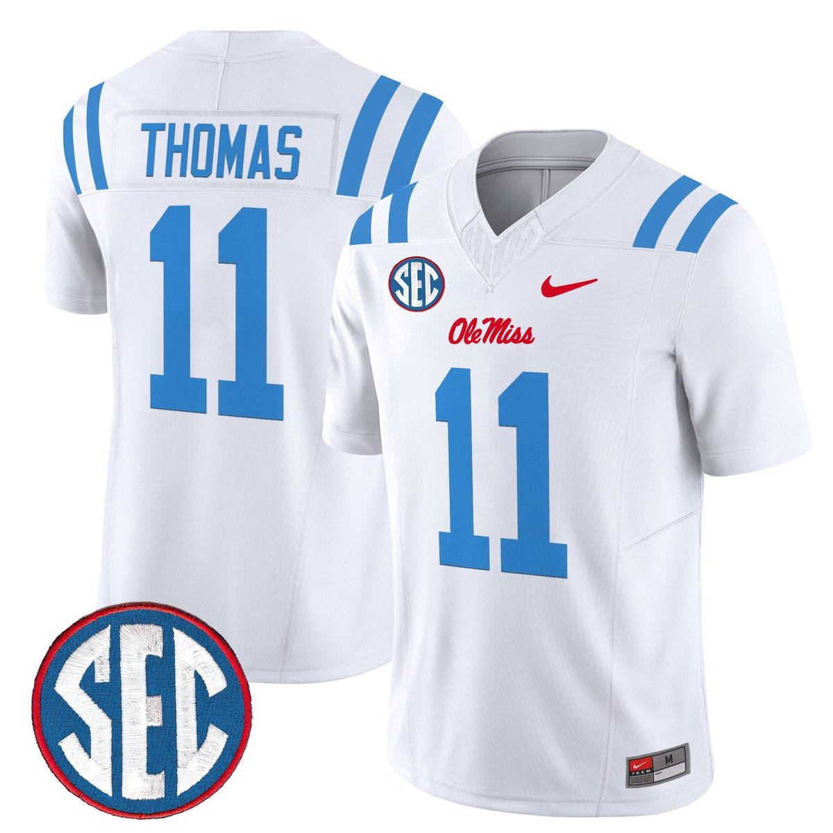 Men's Ole Miss Rebels 2026 Vapor Limited Jersey - All Stitched