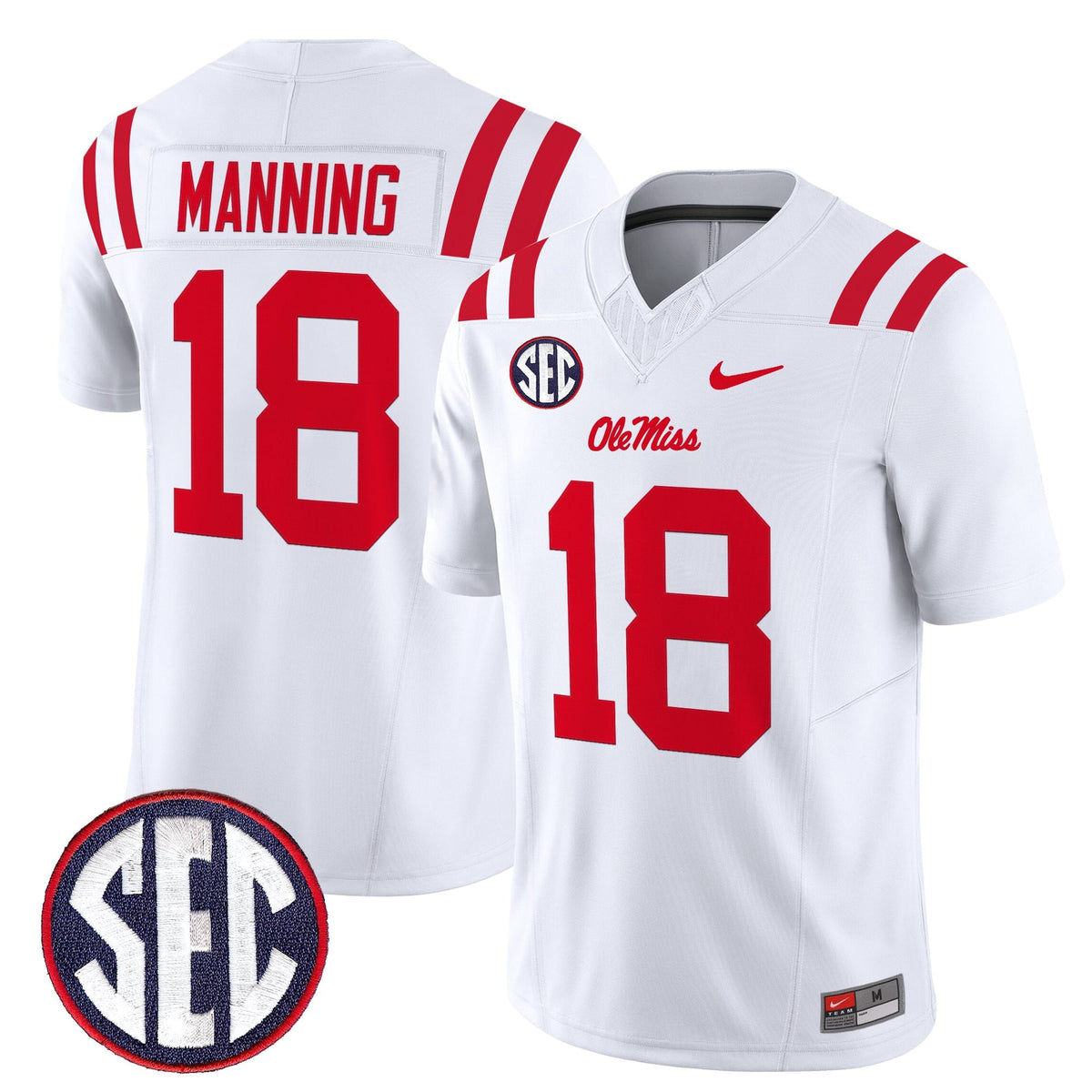 Men's Ole Miss Rebels 2026 Vapor Limited Jersey - All Stitched