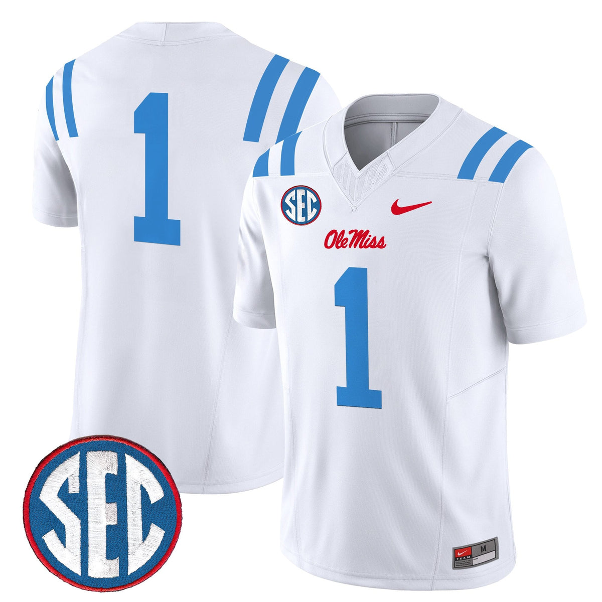Men's Ole Miss Rebels 2026 Vapor Limited Jersey - All Stitched