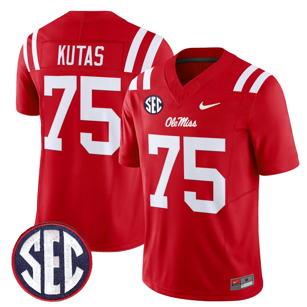 Men's Ole Miss Rebels 2026 Vapor Limited Jersey - All Stitched