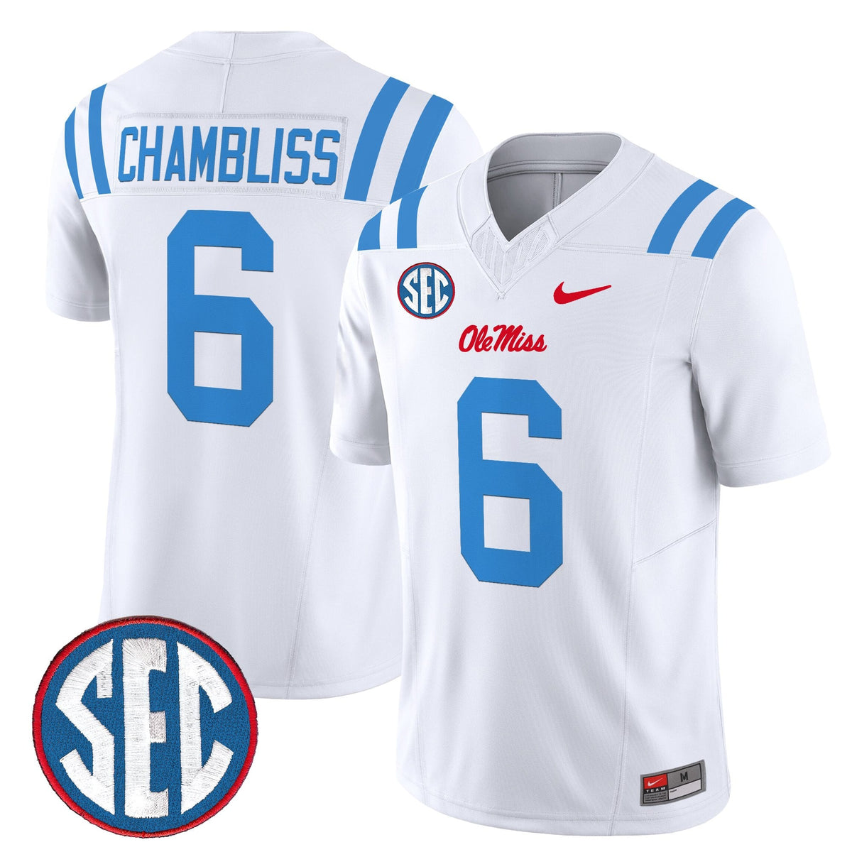 Men's Ole Miss Rebels 2026 Vapor Limited Jersey - All Stitched