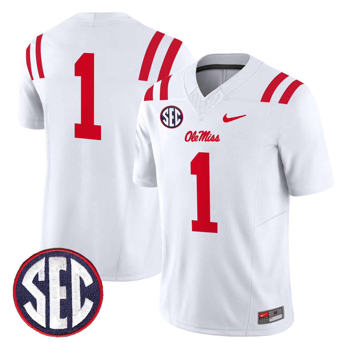 Men's Ole Miss Rebels 2026 Vapor Limited Jersey - All Stitched