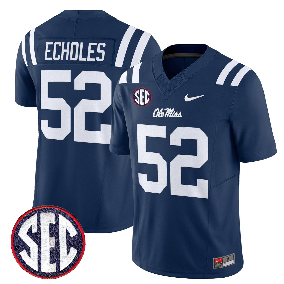 Men's Ole Miss Rebels 2026 Vapor Limited Jersey - All Stitched