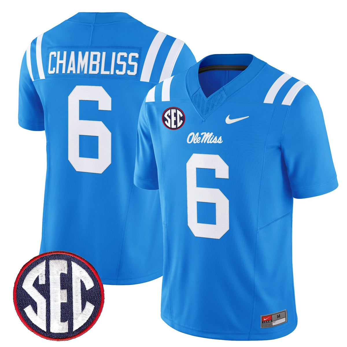 Men's Ole Miss Rebels 2026 Vapor Limited Jersey - All Stitched