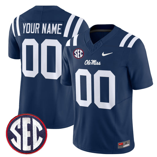 Ole Miss Rebels 2026 Vapor Limited Custom Jersey - All Stitched