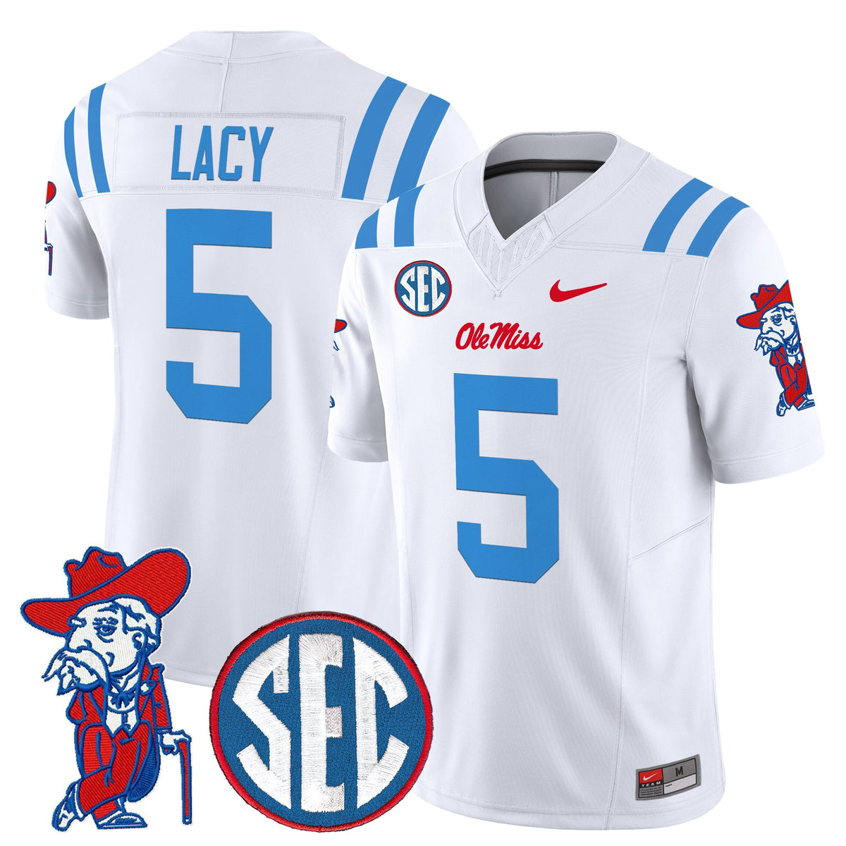Men's Ole Miss Rebels 2026 Vapor Limited Jersey V2 - All Stitched