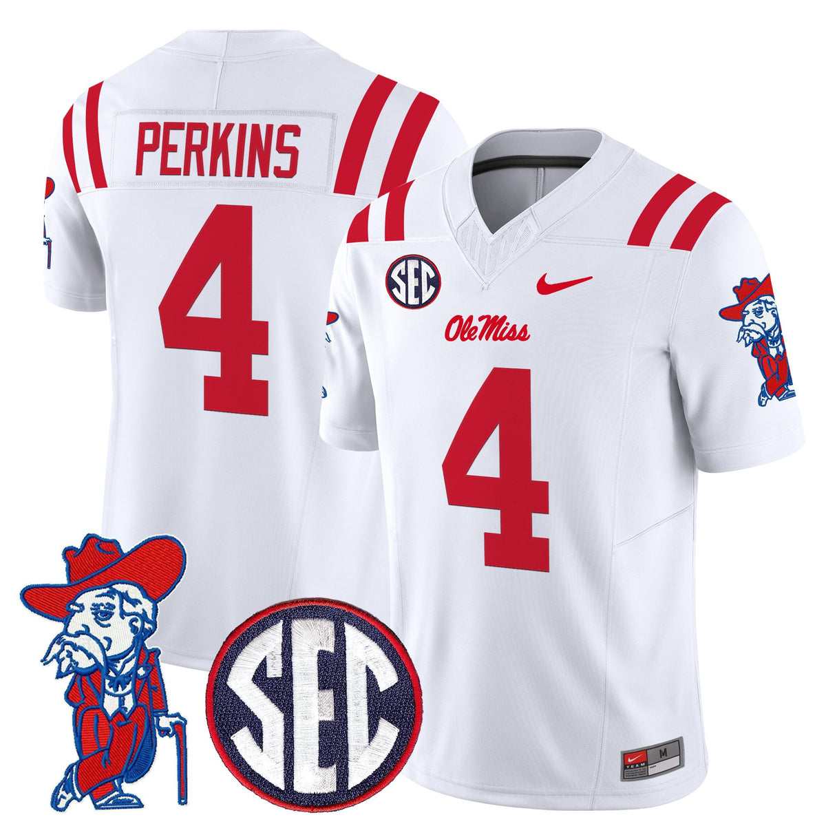 Men's Ole Miss Rebels 2026 Vapor Limited Jersey V2 - All Stitched