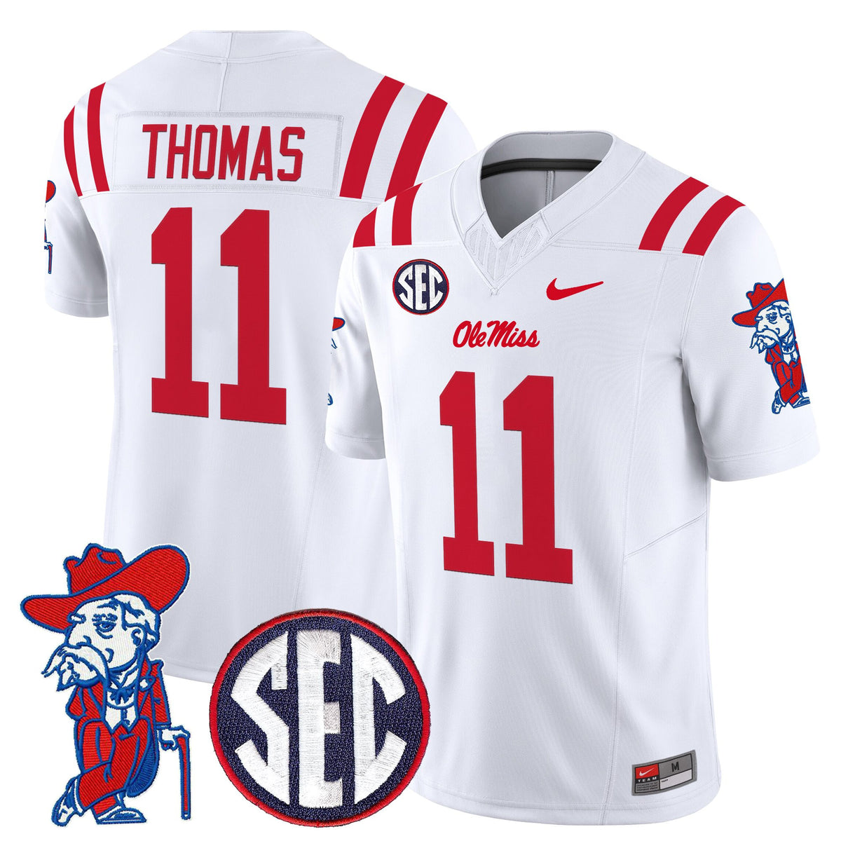 Men's Ole Miss Rebels 2026 Vapor Limited Jersey V2 - All Stitched