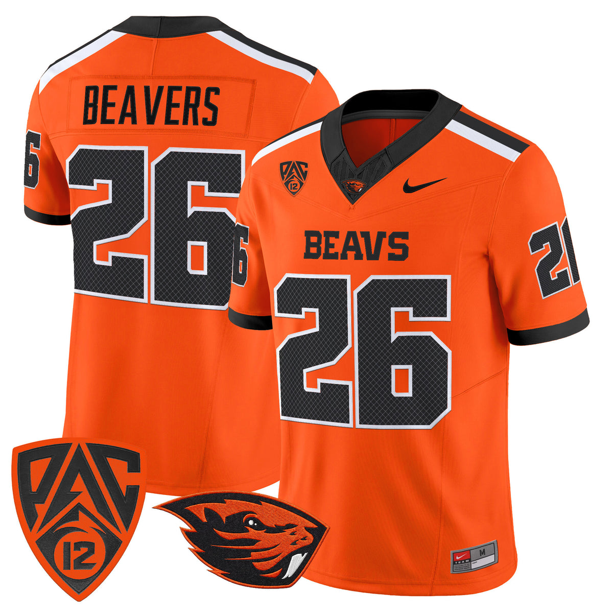 Men's Oregon State Beavers 2026 Vapor Limited Jersey - All Stitched