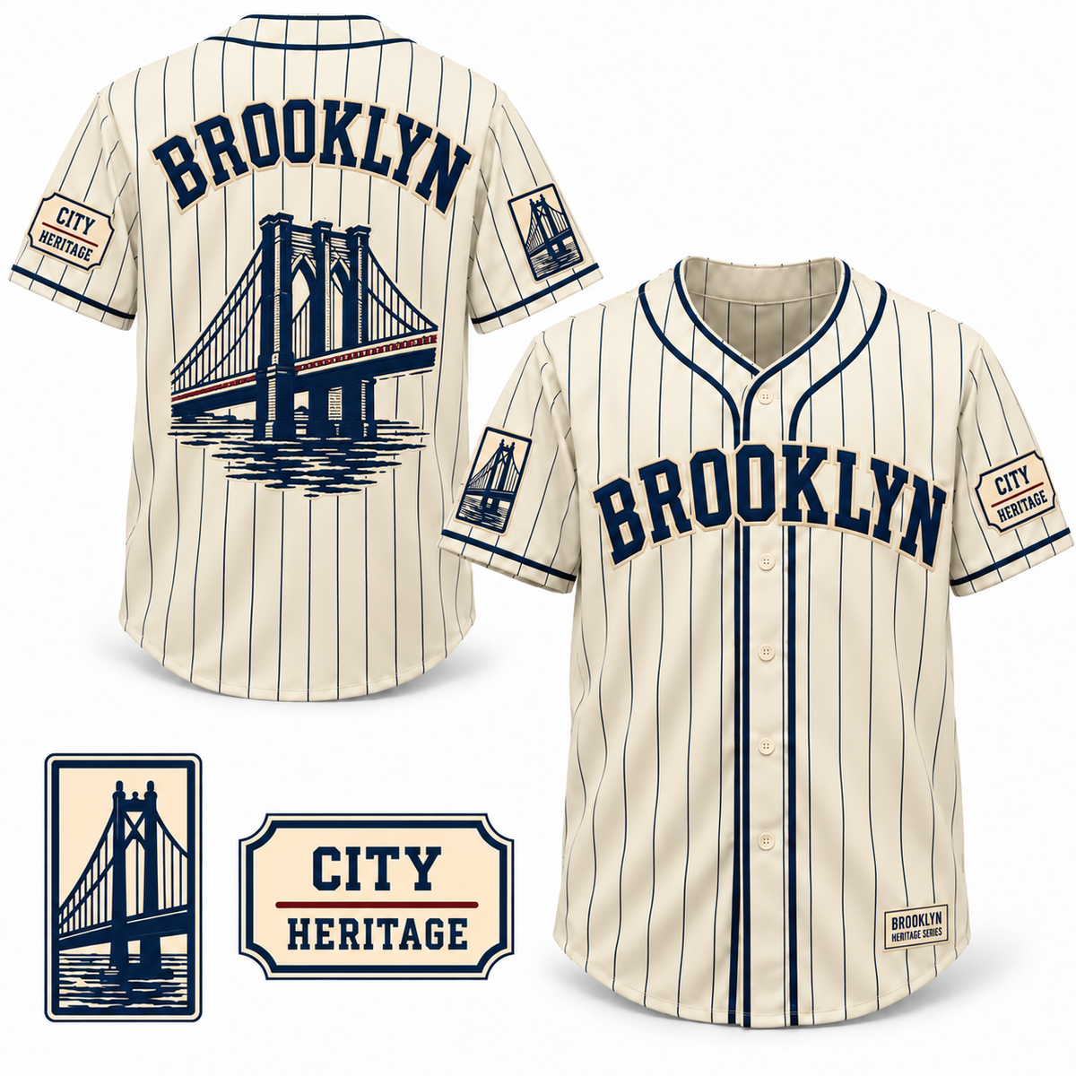 Brooklyn 42 Clubhouse Baseball Jersey - All Stitched