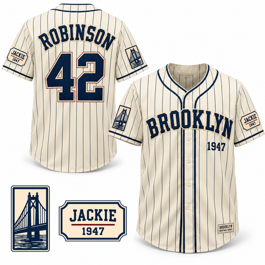 Brooklyn 42 Clubhouse Baseball Jersey - All Stitched