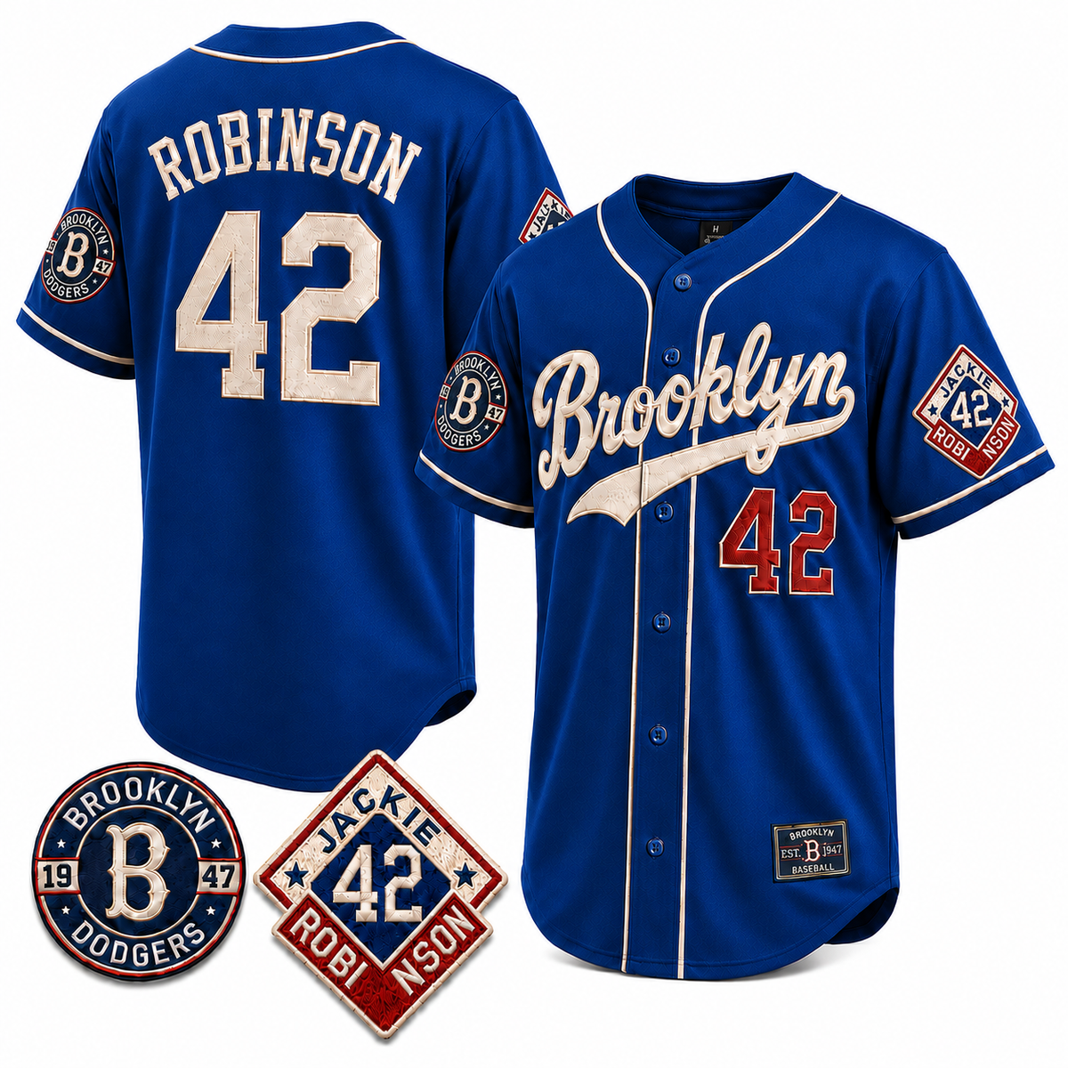 42  Robinson Legacy Heritage Baseball Jersey - All Stitched