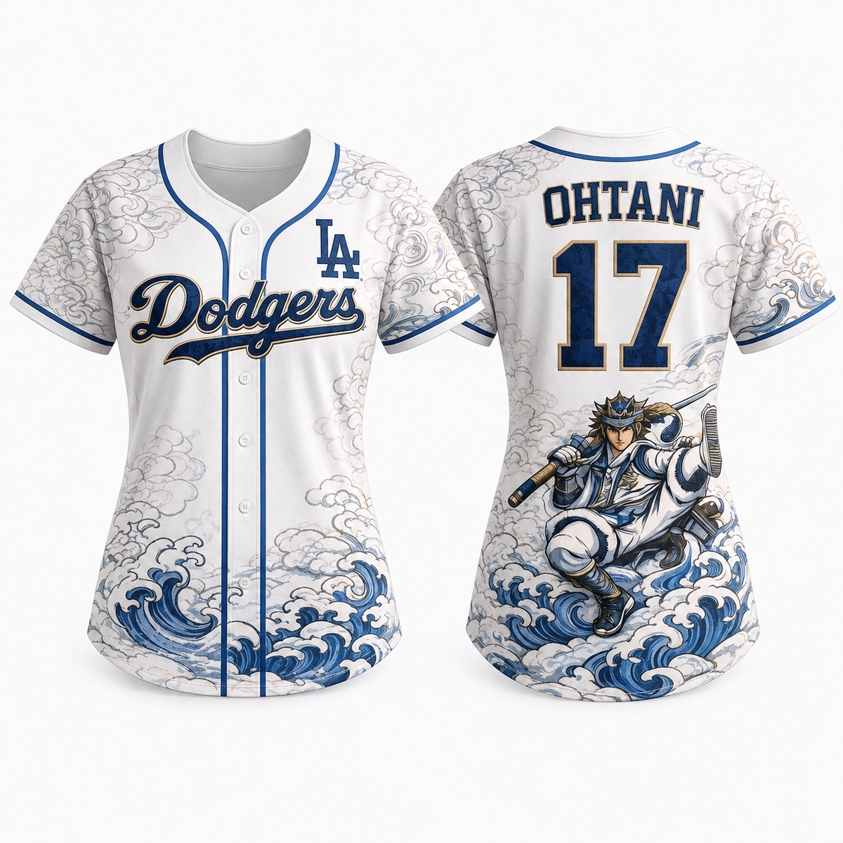 Dodgers&Samurai Anime Jersey – All Stitched