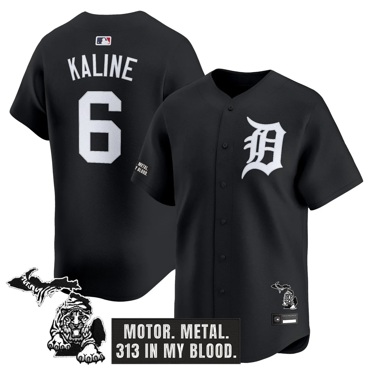 Men's Detroit Tigers 'Old English Edition' Vapor Premier Limited Jersey - All Stitched