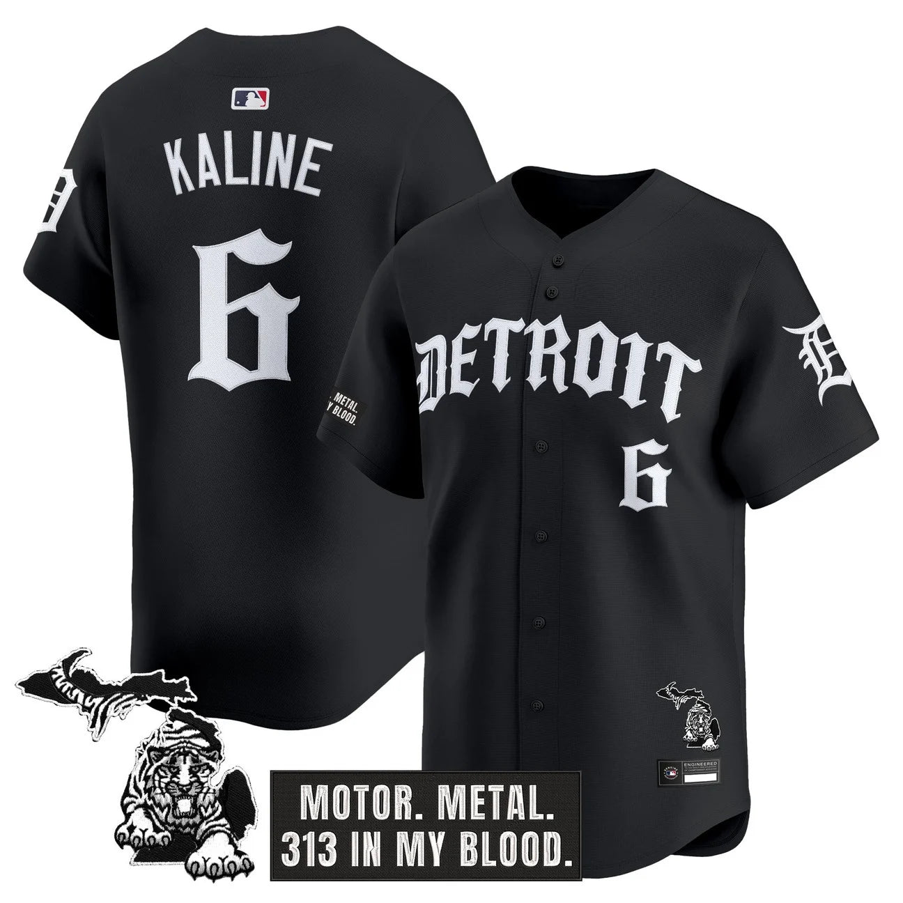 Men's Detroit Tigers 'Old English Edition' Vapor Premier Limited Jersey - All Stitched