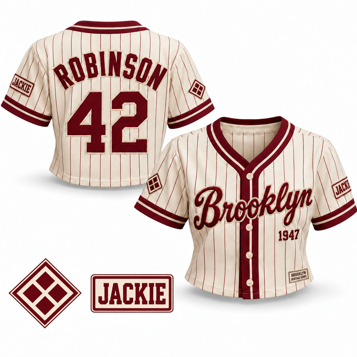 Brooklyn Heritage Baseball Jersey - All Stitched