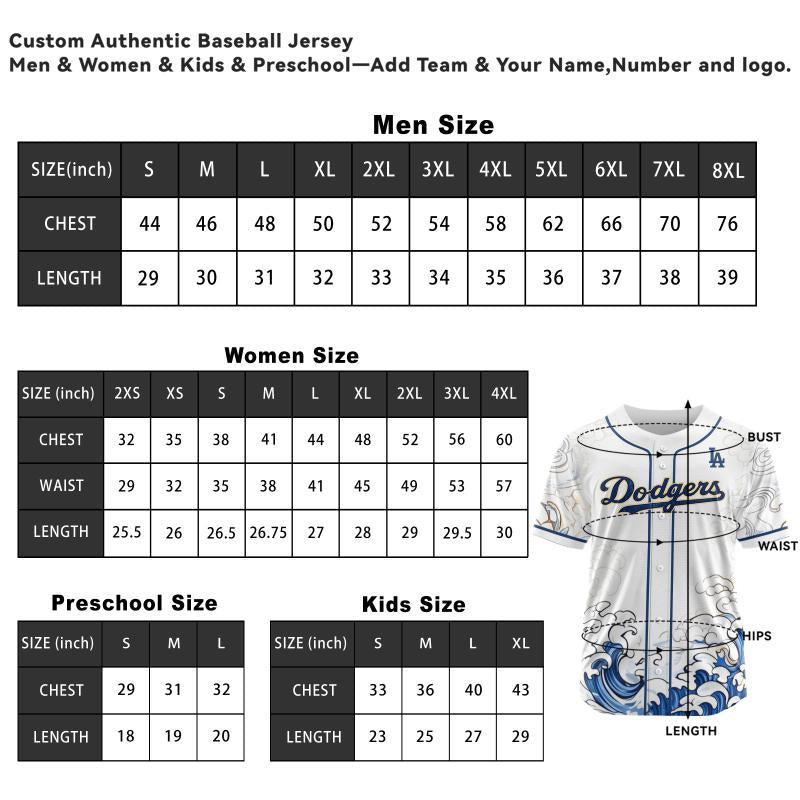 Dodgers&Samurai Anime Jersey – All Stitched