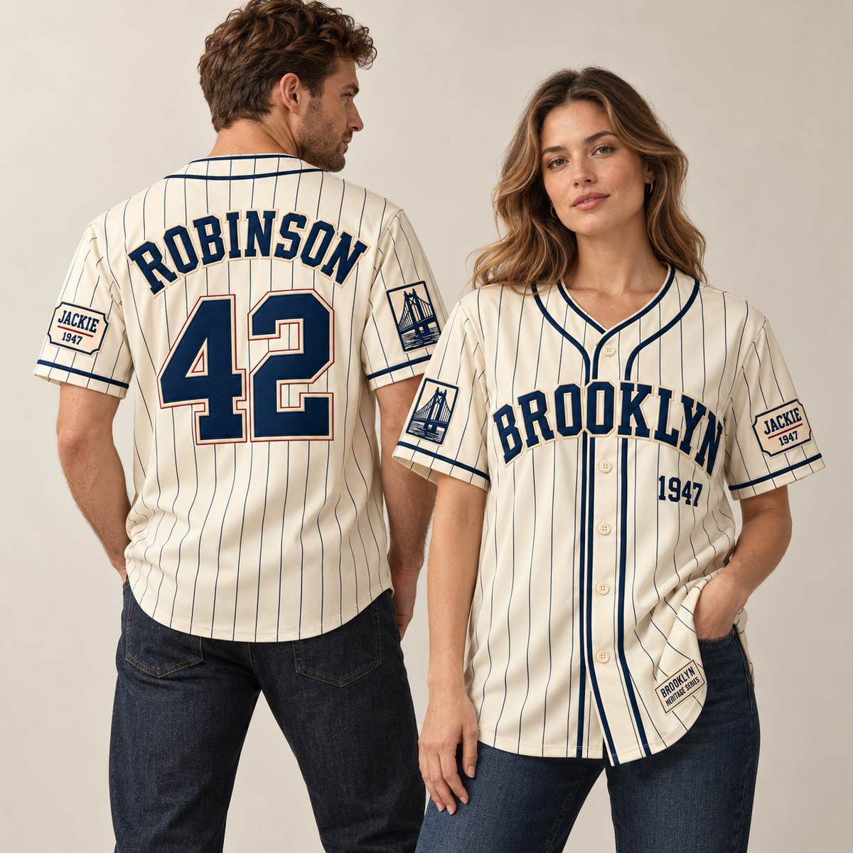 Brooklyn 42 Clubhouse Baseball Jersey - All Stitched