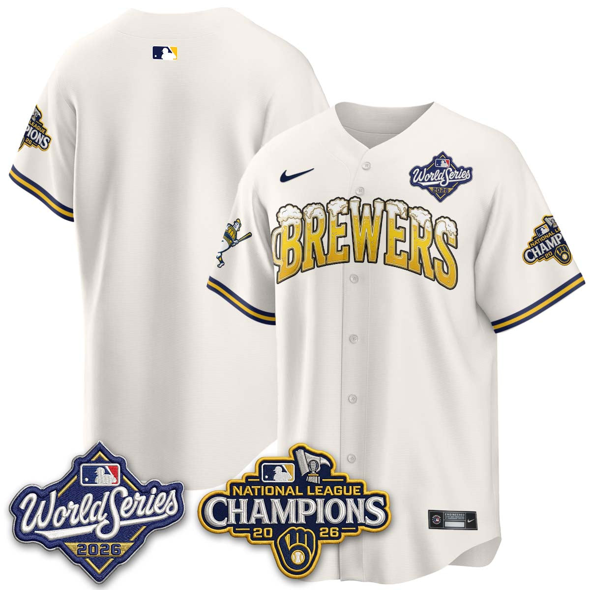 MIL "Pitcher & Pint" 2026 NL Champions Limited Edition - Stitched