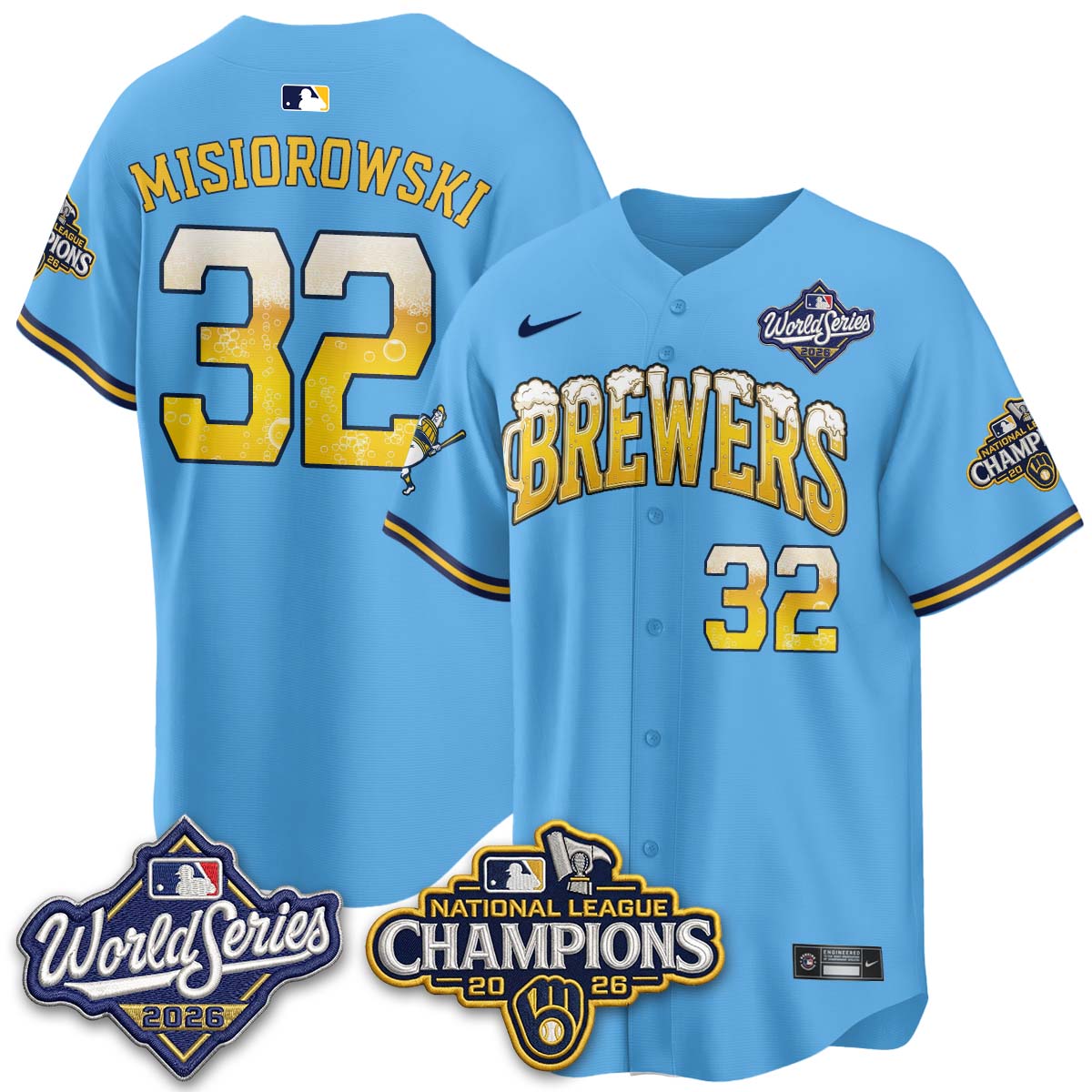 MIL "Pitcher & Pint" 2026 NL Champions Limited Edition - Stitched