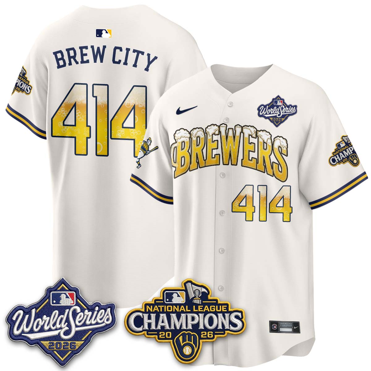 MIL "Pitcher & Pint" 2026 NL Champions Limited Edition - Stitched
