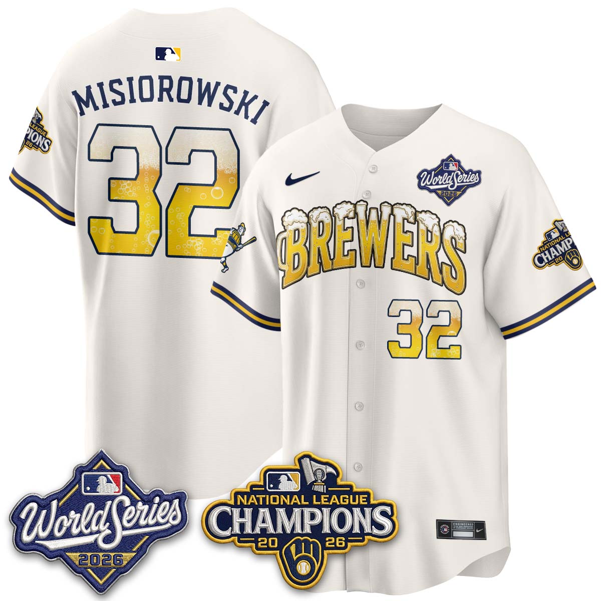 MIL "Pitcher & Pint" 2026 NL Champions Limited Edition - Stitched
