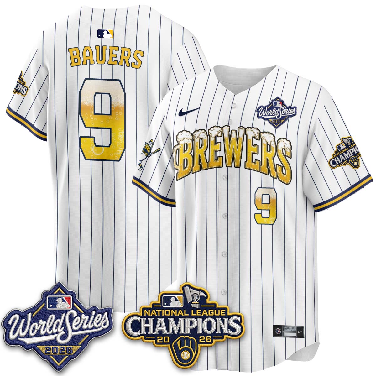 MIL "Pitcher & Pint" 2026 NL Champions Limited Edition - Stitched