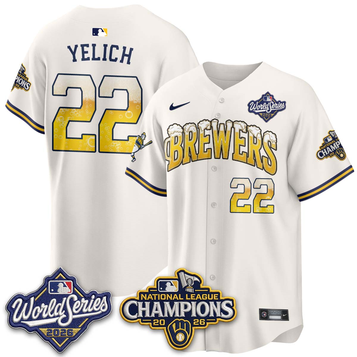 MIL "Pitcher & Pint" 2026 NL Champions Limited Edition - Stitched