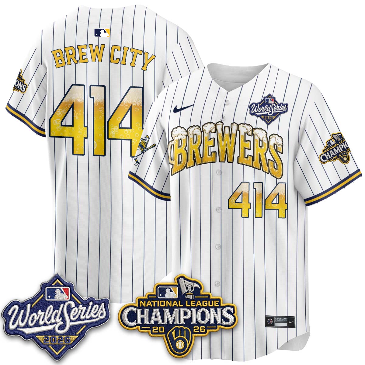 MIL "Pitcher & Pint" 2026 NL Champions Limited Edition - Stitched