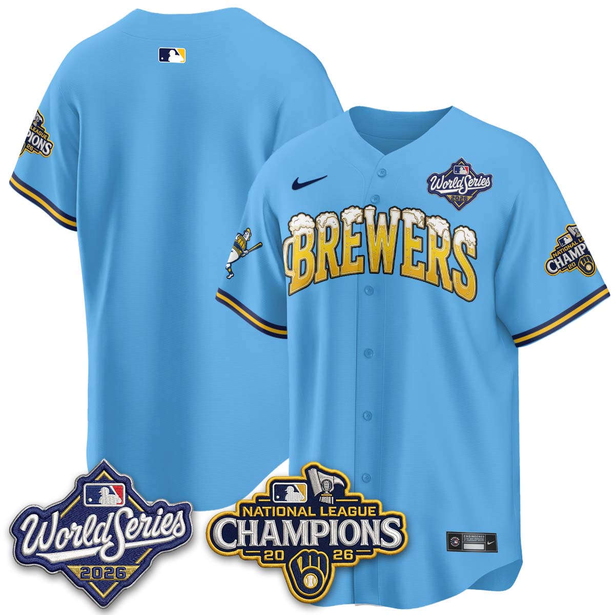 MIL "Pitcher & Pint" 2026 NL Champions Limited Edition - Stitched