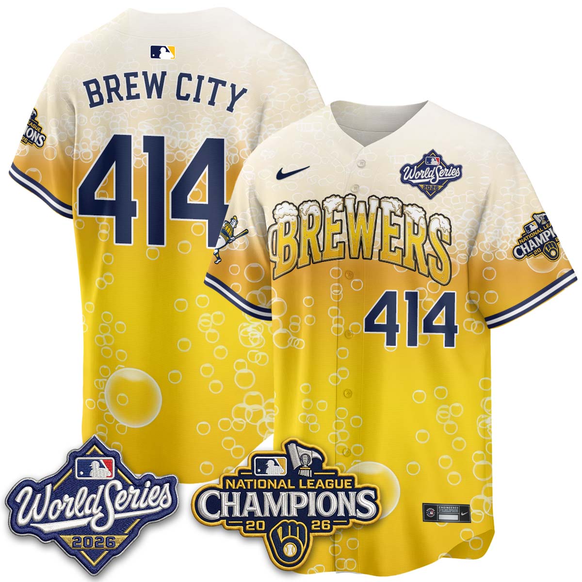 MIL "Pitcher & Pint" 2026 NL Champions Limited Edition - Stitched