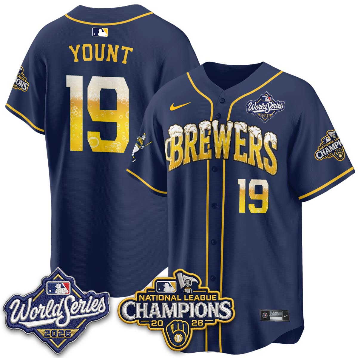 MIL "Pitcher & Pint" 2026 NL Champions Limited Edition - Stitched