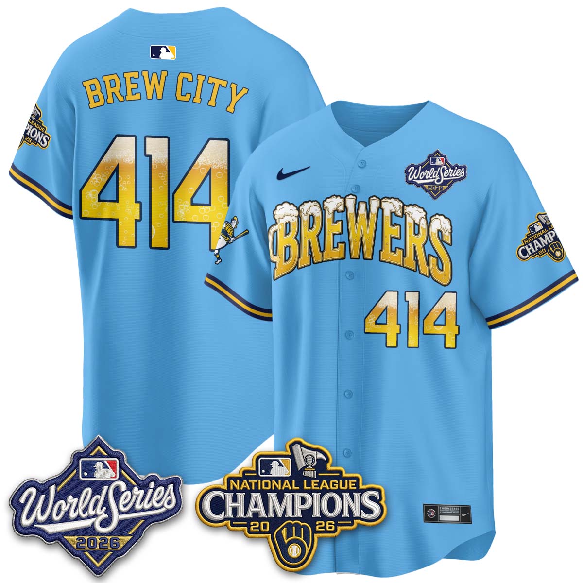 MIL "Pitcher & Pint" 2026 NL Champions Limited Edition - Stitched