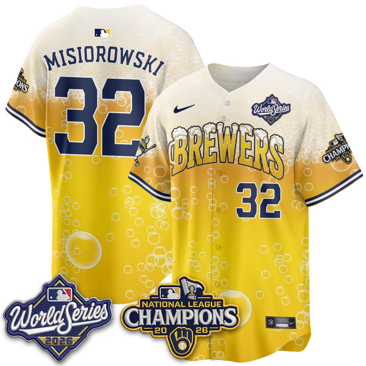 MIL "Pitcher & Pint" 2026 NL Champions Limited Edition - Stitched
