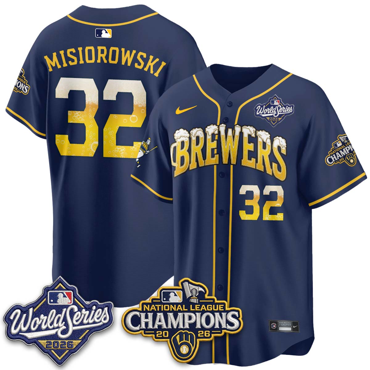 MIL "Pitcher & Pint" 2026 NL Champions Limited Edition - Stitched