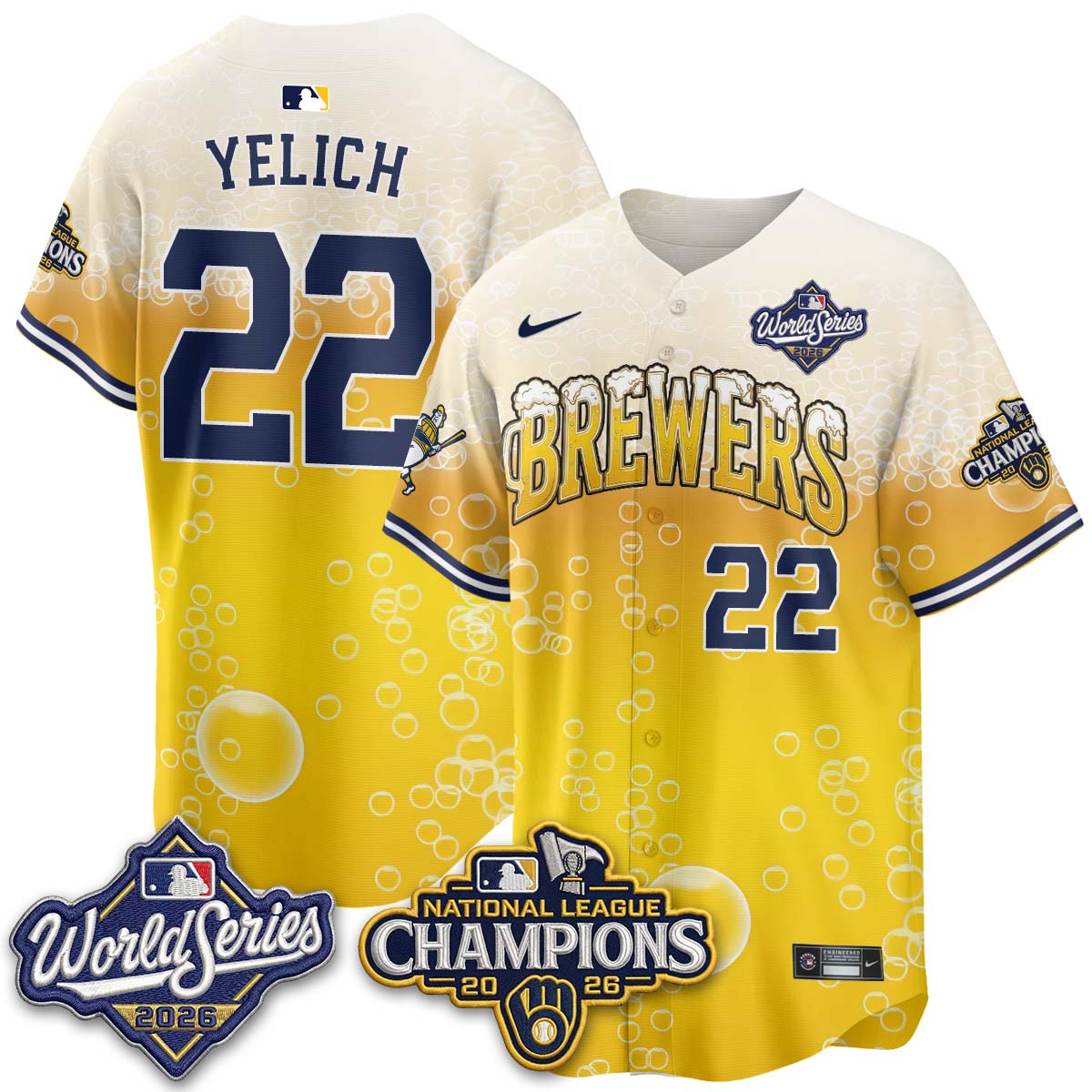 MIL "Pitcher & Pint" 2026 NL Champions Limited Edition - Stitched