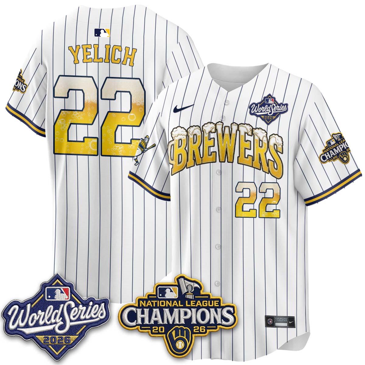 MIL "Pitcher & Pint" 2026 NL Champions Limited Edition - Stitched