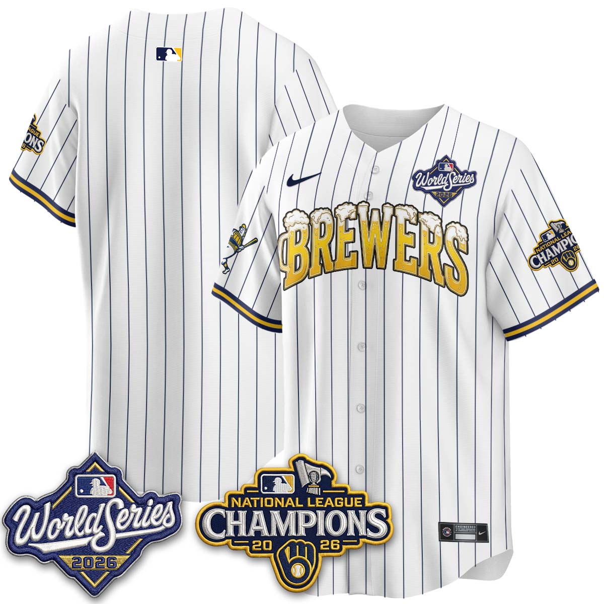 MIL "Pitcher & Pint" 2026 NL Champions Limited Edition - Stitched