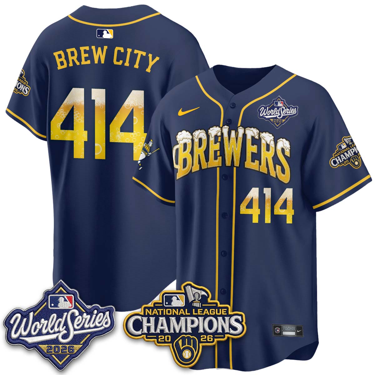 MIL "Pitcher & Pint" 2026 NL Champions Limited Edition - Stitched