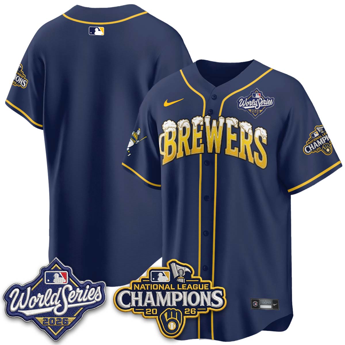 MIL "Pitcher & Pint" 2026 NL Champions Limited Edition - Stitched
