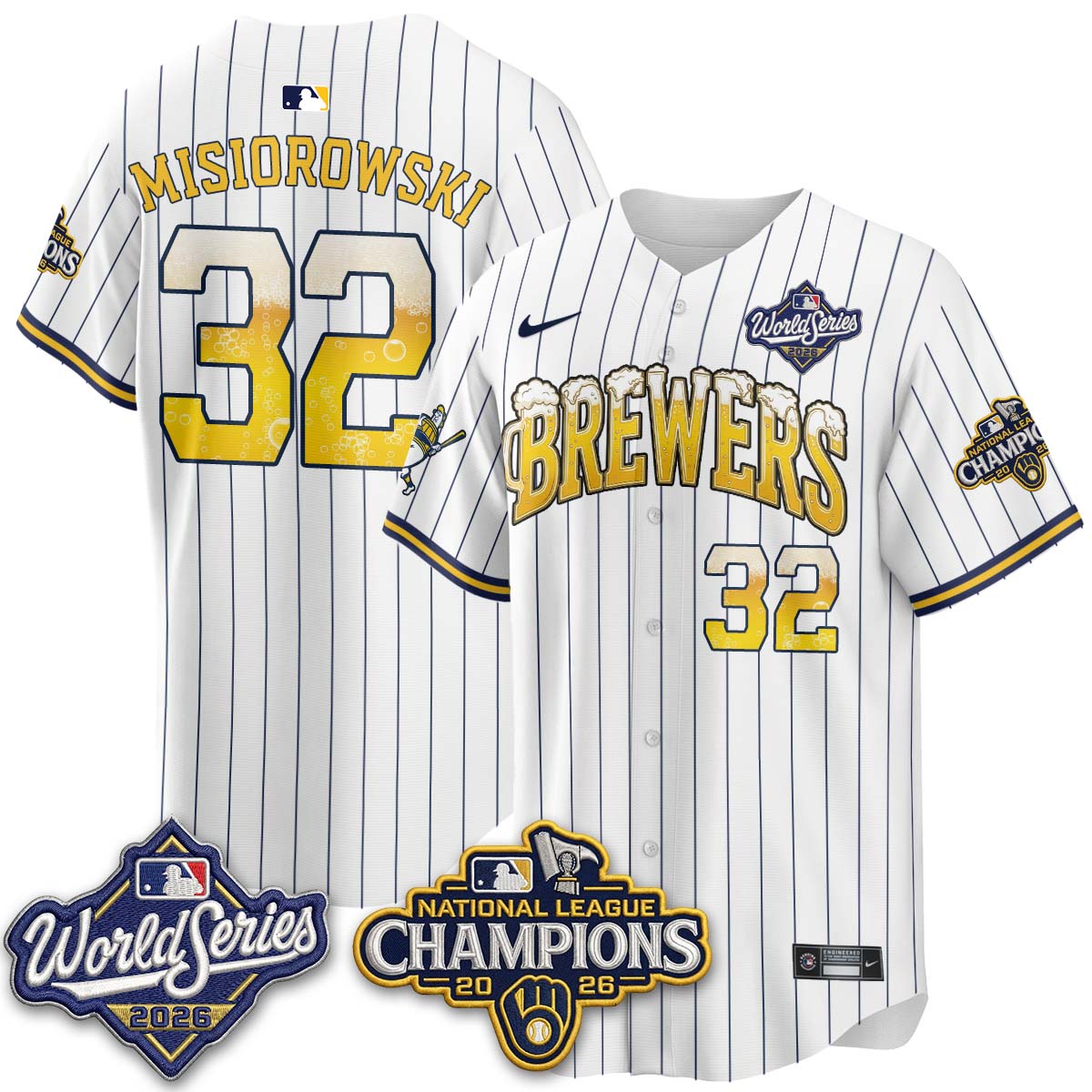 MIL "Pitcher & Pint" 2026 NL Champions Limited Edition - Stitched