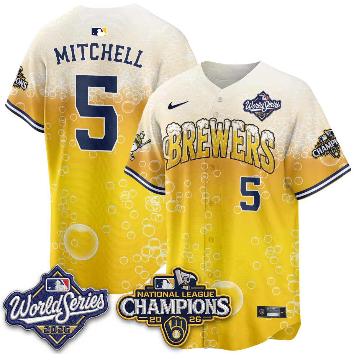 MIL "Pitcher & Pint" 2026 NL Champions Limited Edition - Stitched