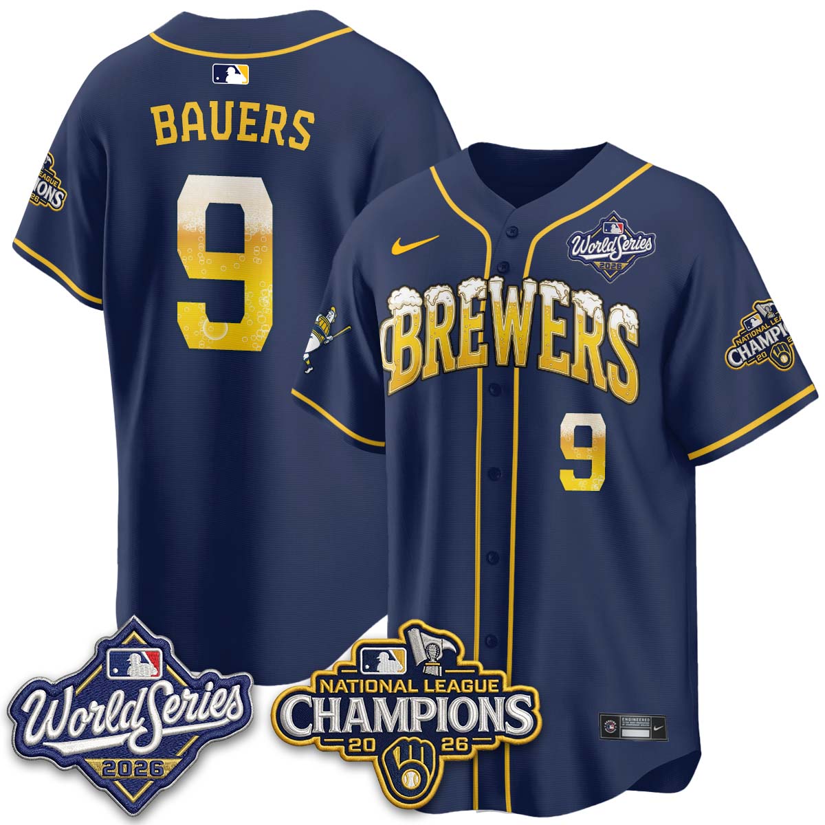 MIL "Pitcher & Pint" 2026 NL Champions Limited Edition - Stitched