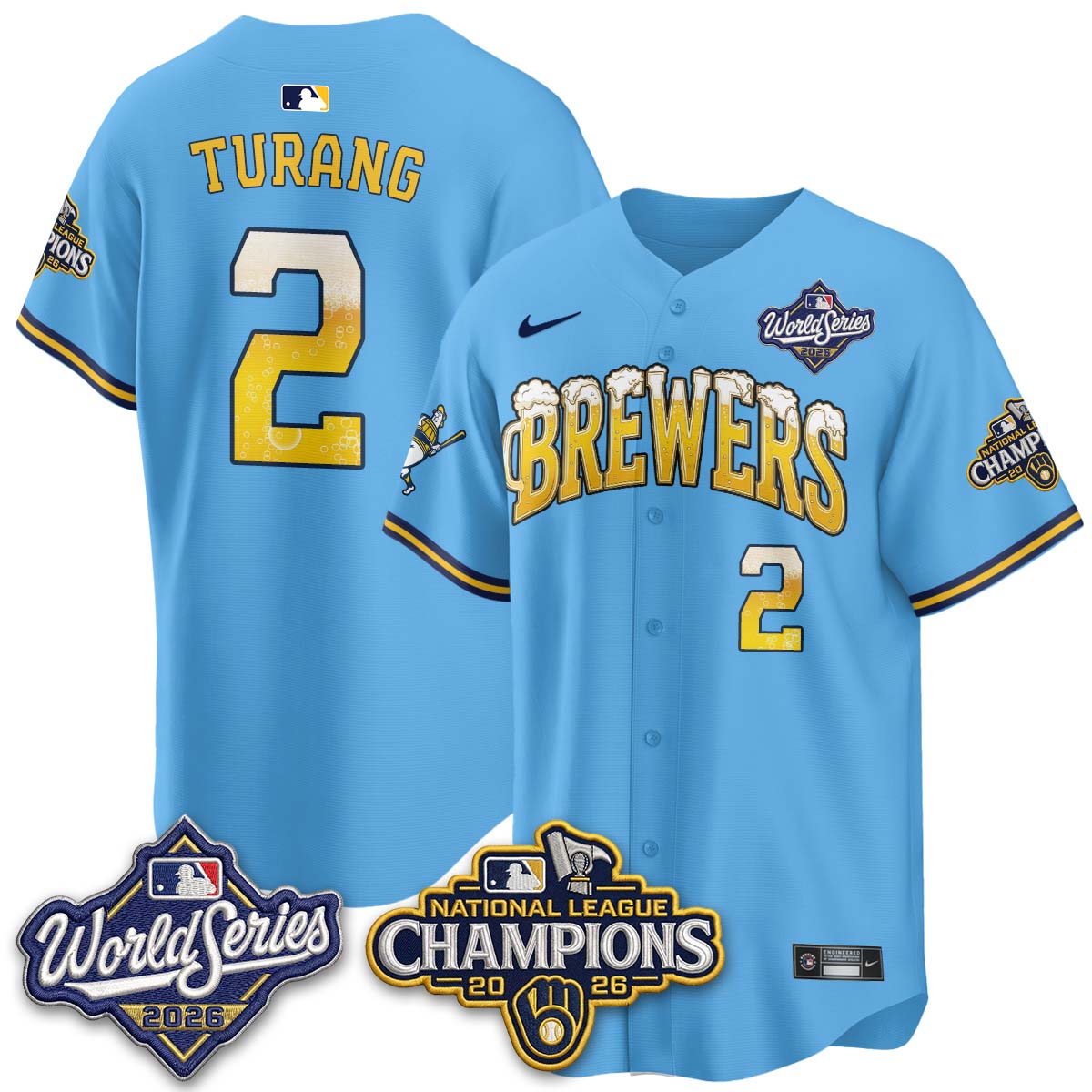 MIL "Pitcher & Pint" 2026 NL Champions Limited Edition - Stitched